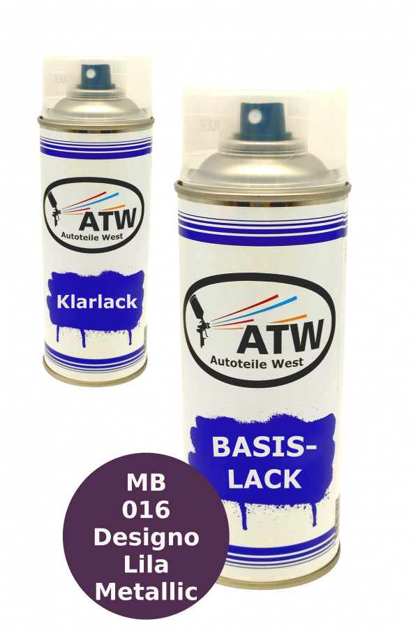 Autolack für Mercedes Benz 016 Designo Lila Metallic +400ml Klarlack Set